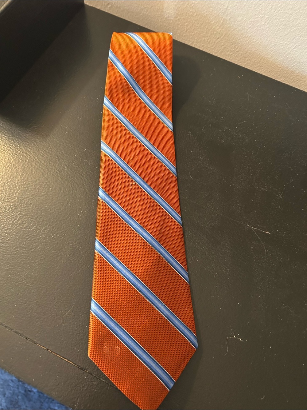 Brooks Brothers Classic Orange Stripe Men's Tie
